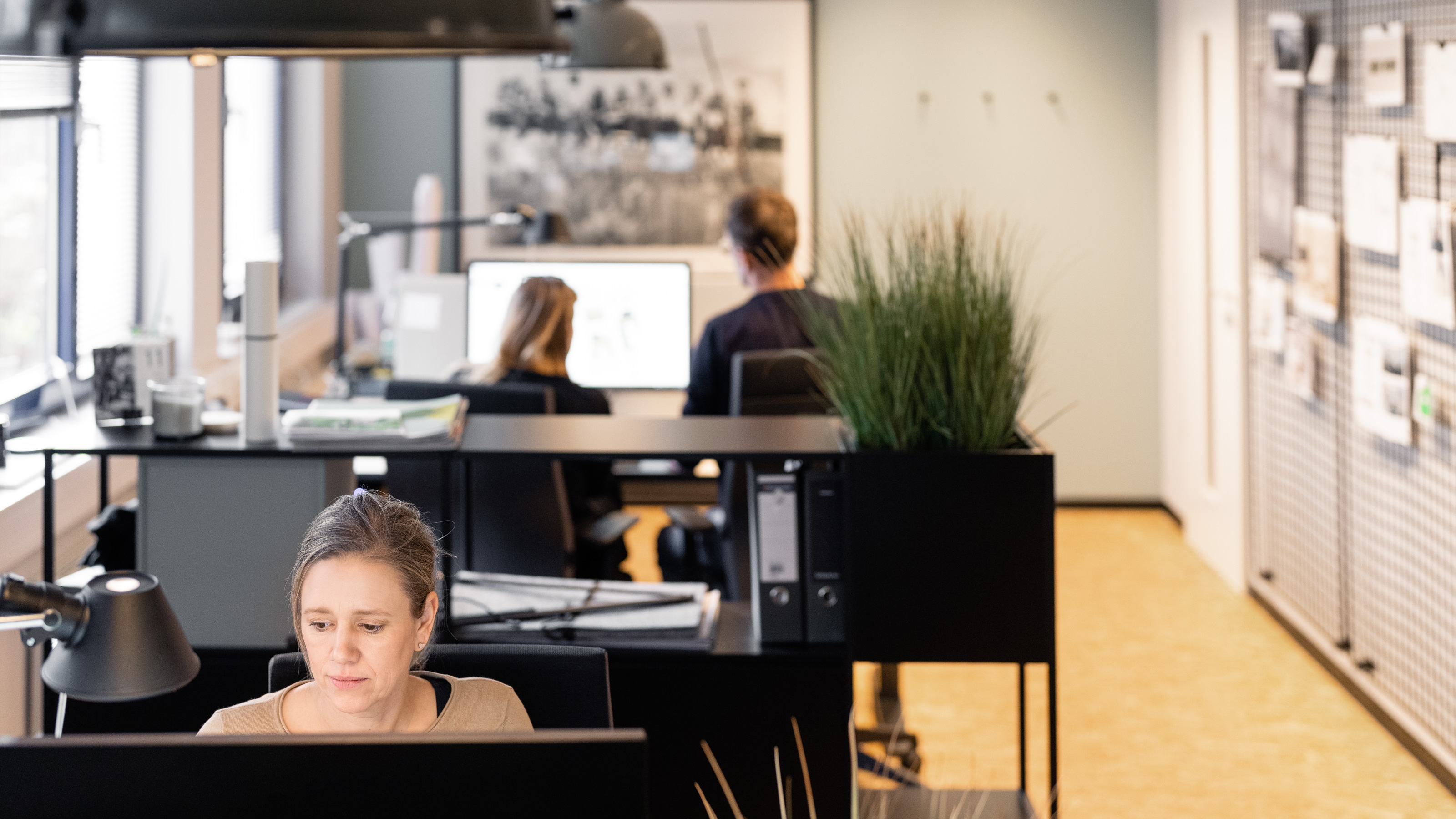 Kerstin Rost Architektin am PC
